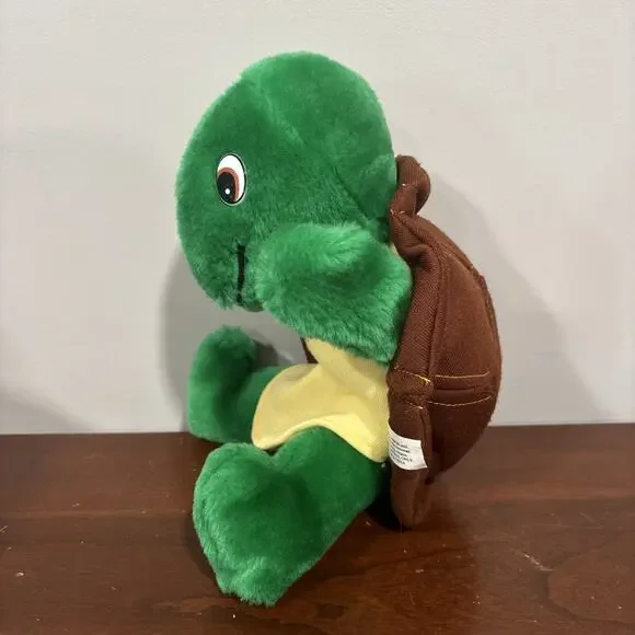 Franklin The Turtle Plush Puppet Doll Stuffed Animal Toy Vintage Hand Puppet 10" - Picture 3 of 10